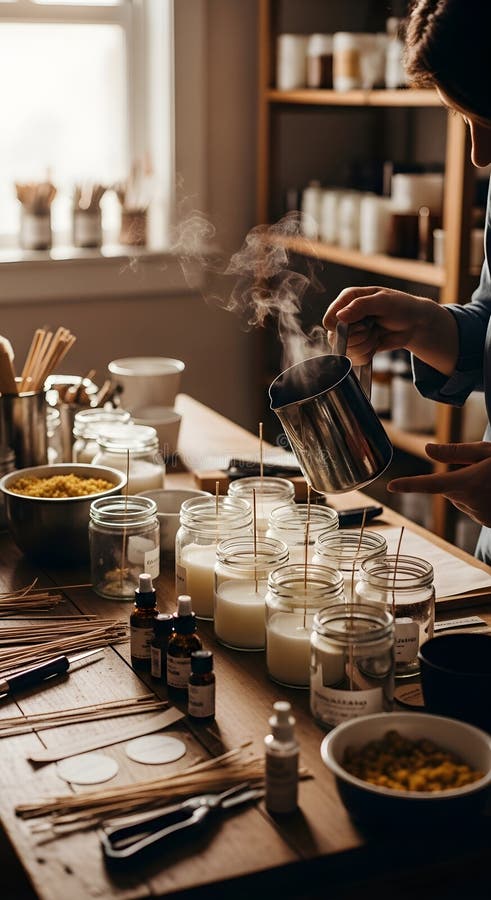 Ateliê de produção de velas